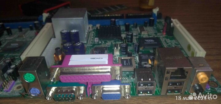 Материнская плата itx C3VCM6 процессор VIA встроен