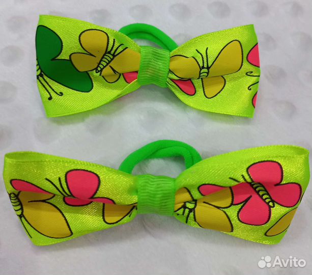 Бантики ручной работы для волос