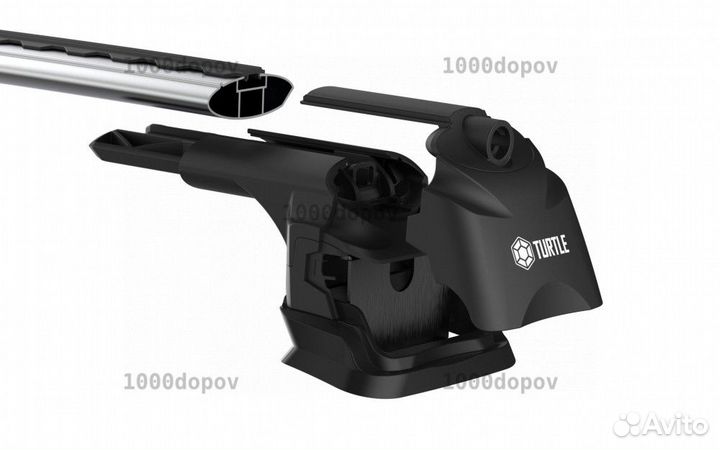 Багажник Air 3+ ford connect 2013+ серый