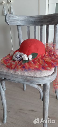 Шляпа женская фетровая