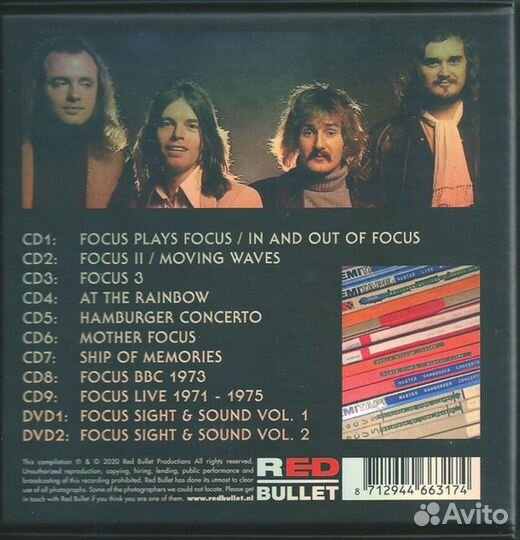 Focus / 50 Years: Anthology 1970-1976 (9CD+2DVD)