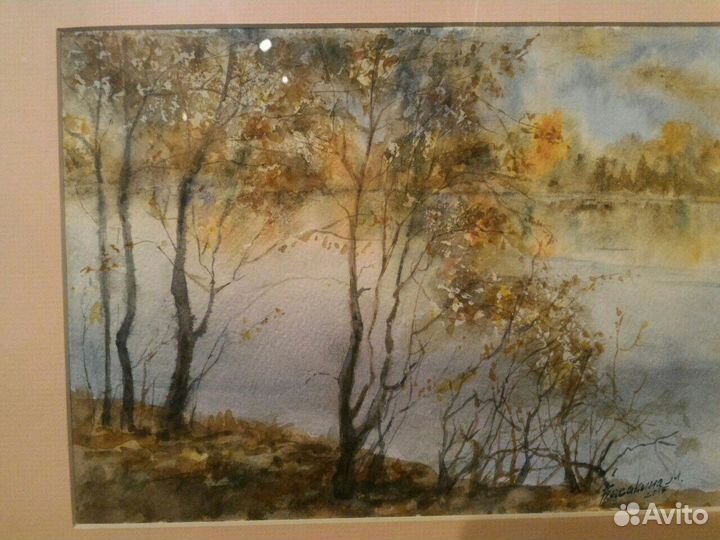 Картина. Пейзаж акварелью