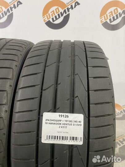 Hankook Ventus S1 Evo 2 K117 245/40 R18 и 275/35 R18