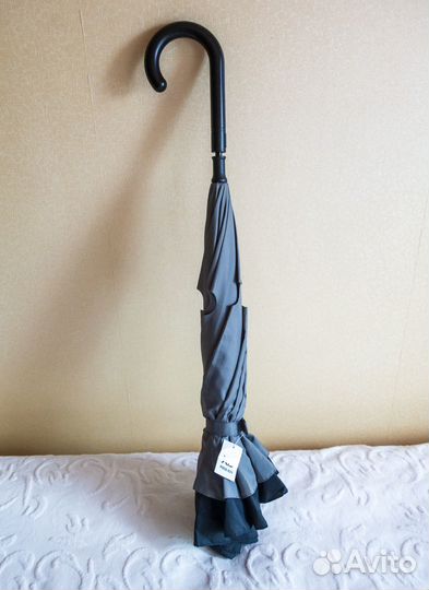 Зонт трость обратного сложения, брендовый