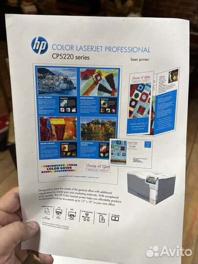 Цветной лазерный принтер a3/а4 hp cp5225