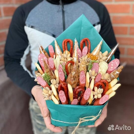 Съедобные букеты для мужчин