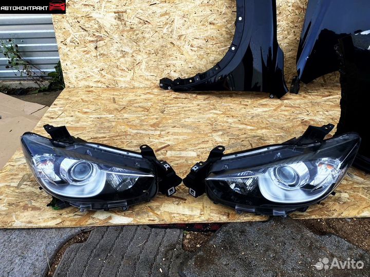 Mazda CX-5 KE ноускат морда крыло бампер капот