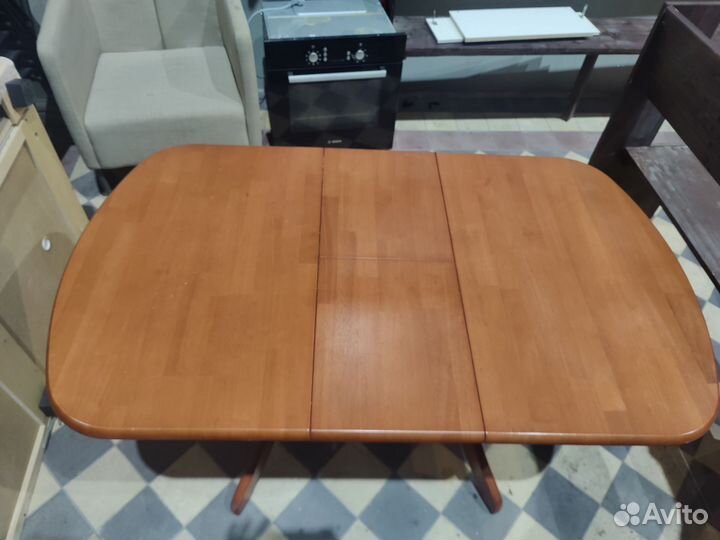 Стол из массива бука раздвижной
