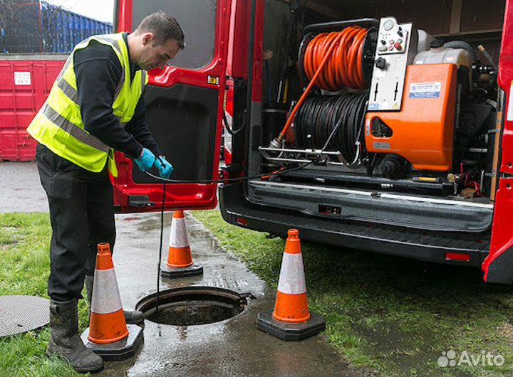 Прочистка канализации. Устранение засоров