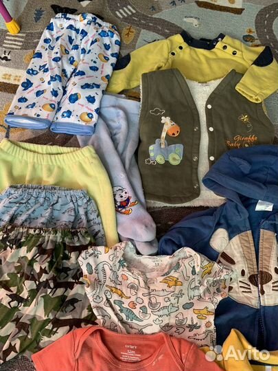Детские вещи пакетом на мальчика 80 86