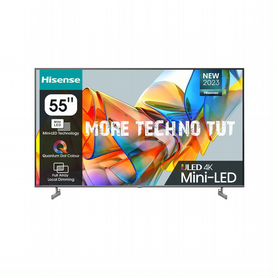 Телевизор hisense 55U6KQ, 55"(139 см), UHD 4K