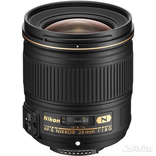 Объектив Nikon 28mm f/1.8G ED AF-S Nikkor Новый