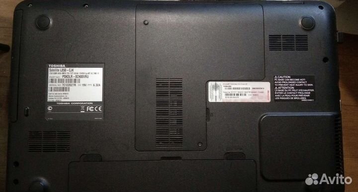 Ноутбук toshiba satellite l850-cjk