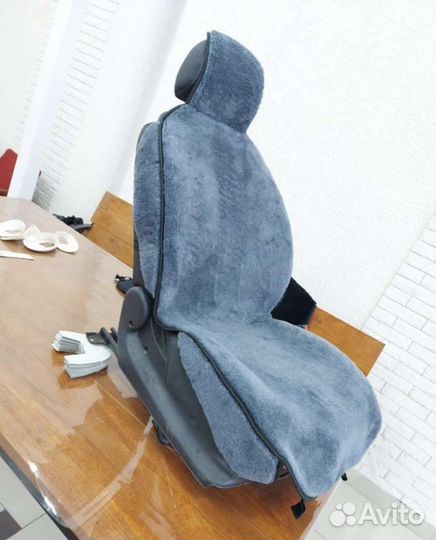 Меховые накидки на сиденья с боками