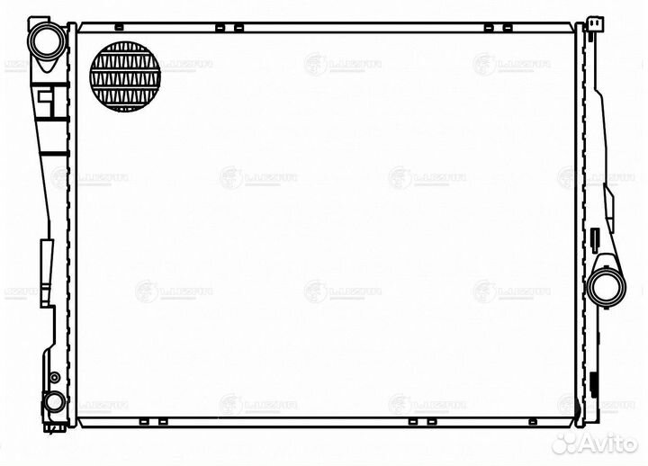 Радиатор охлаждения BMW E46 рестайлинг