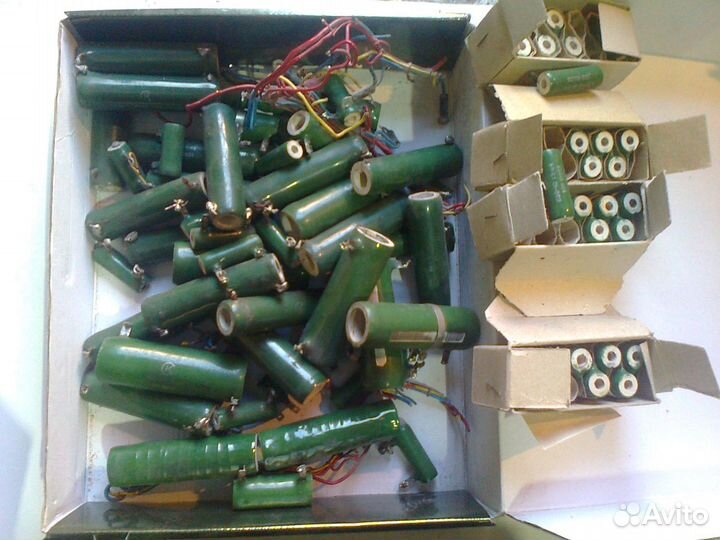 Резисторы пэв-10 / пэв-50 69 шт. времён СССР