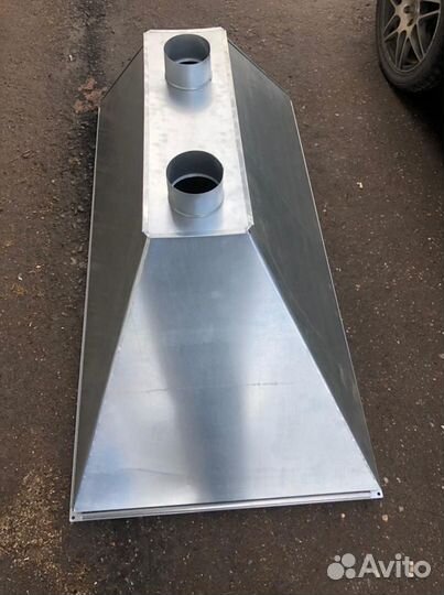 Вытяжной зонт, островной, пристенный