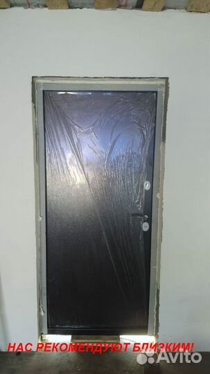 Тяжелая дверь металлическая с бесплатной установко