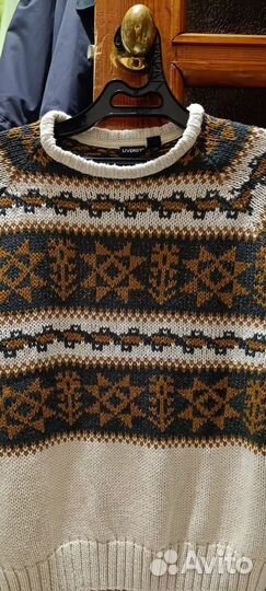 Джемпер мужской с орнаментом, размер L
