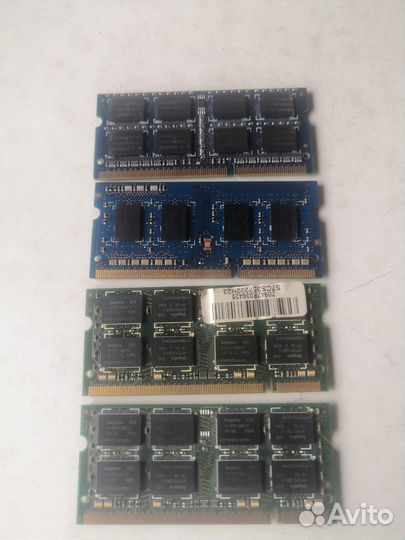 Оперативная память для ноутбука ddr3,ddr2