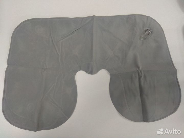 Подушка надувная, цвет серый