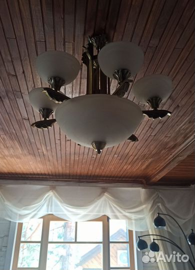 Люстра потолочная подвесная бу