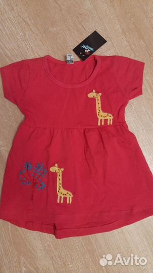 Платье для девочки новое 92 см