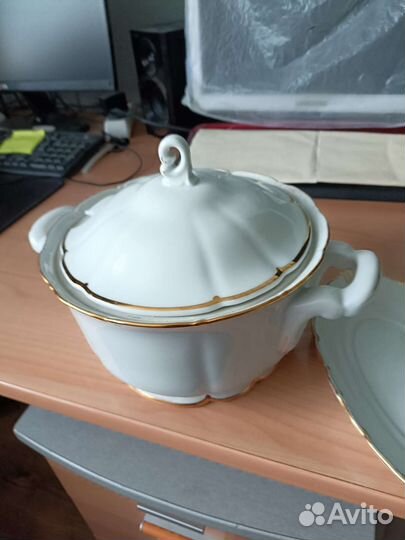 Сервис столовый.Фарфор Белый. Пр-во Чехия