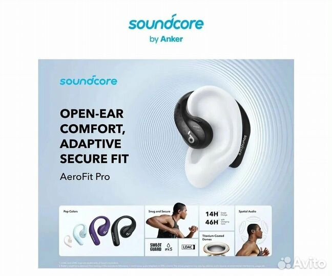 Anker Soundcore AeroFit Pro black