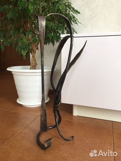 Кованая ложка для обуви