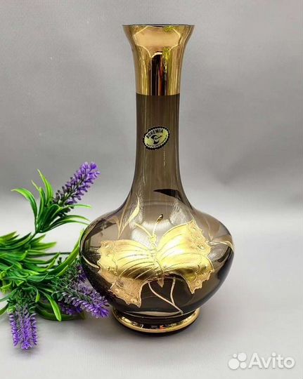 Шикарный штоф Богемия в отличном состоянии