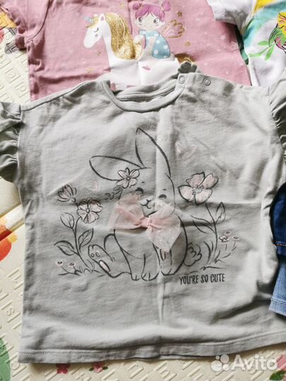 Летние вещи пакетом на девочку 1-2г