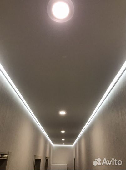 Натяжные потолки, ремонт потолков