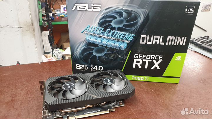 Видеокарта Asus Nvidia GeForce RTX 3060Ti mini 8GB