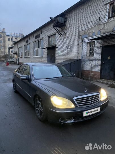 Mercedes-Benz S-класс 3.7 AT, 2003, 300 000 км
