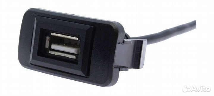 USB разъем в штатную заглушку для Toyota до 2010