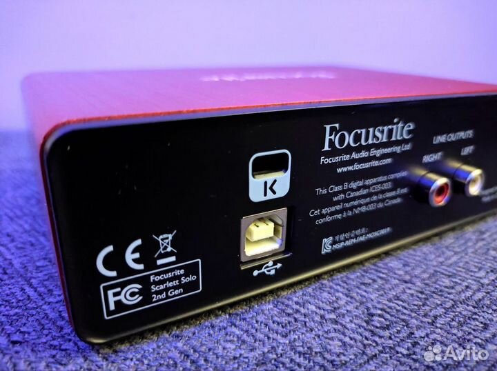 Focusrite Scarlett Solo 2nd Gen