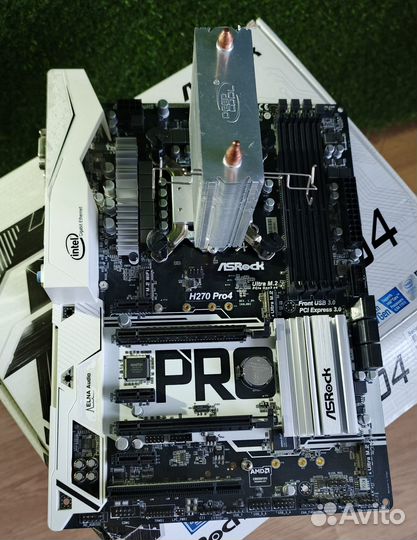 MB asrock h270 pro4 + core i5-7400