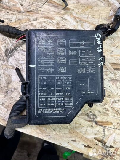 Проводка фишки фишка Hyundai Santa fe classic