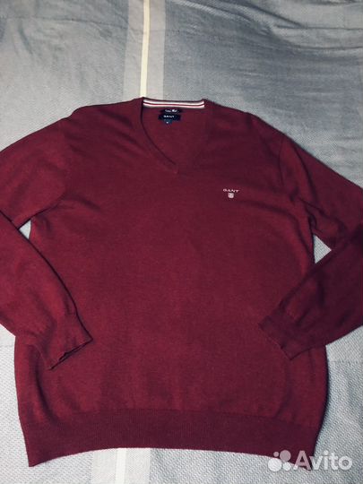 Gant джемпер XL/шерсть-хлопок