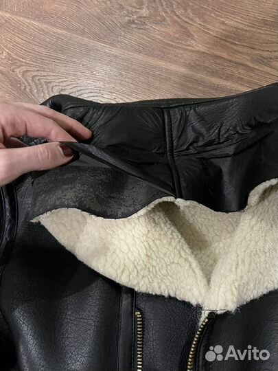 Дубленка авиатор мужская