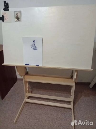 Парта растущая, мольберт, кульман, конторка