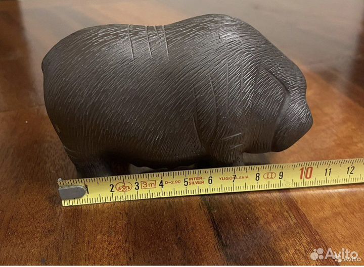 Фигурка свинки ручной работы из исинской глины