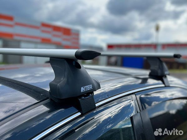 Багажник на крышу автобагажник Nissan Qashqai I J10, 2006-2010 Inter 5524+1206+8861