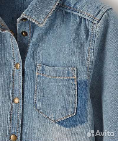 Джинсовая рубашка из Франции Tape à l'oeil 128