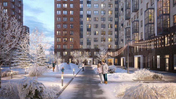 Квартира-студия, 25,4 м², 16/17 эт.