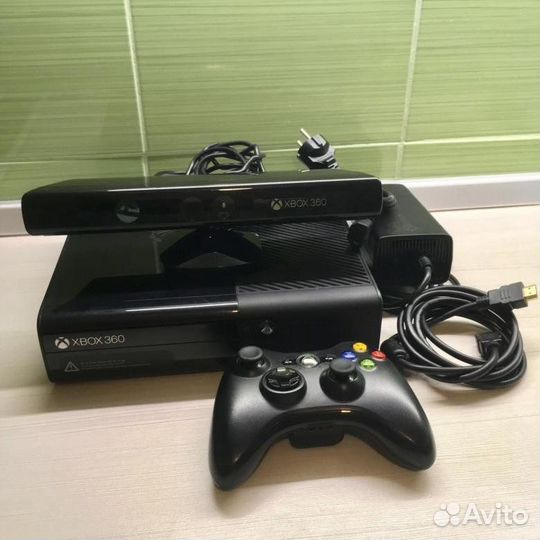 Xbox 360E 250 Gb + Kinect + игры