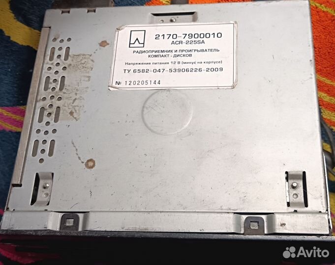 Магнитола в авто бу acr 225sa