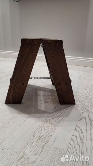 Стремянка деревянная