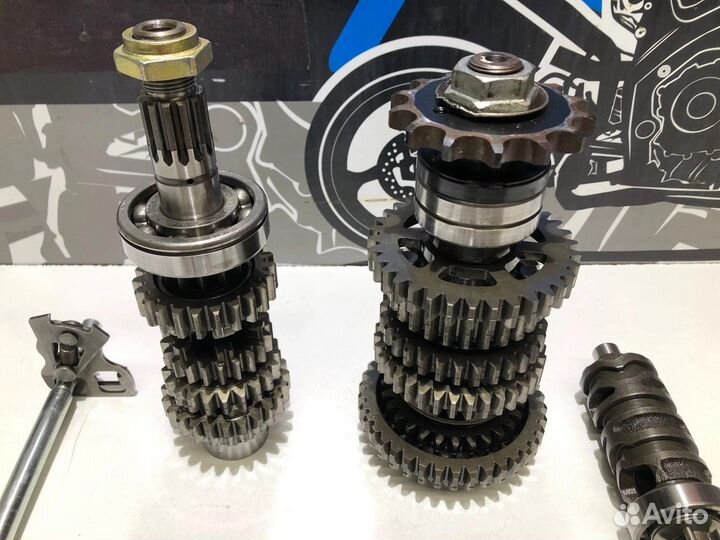 Кпп в сборе Kawasaki ZZR 400-2 1994г